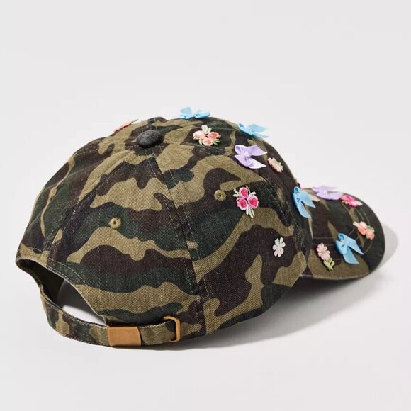 NWT Urban Outfitters Camo Bow Baseball Hat - Picture 3 of 5